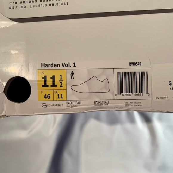 RARE! Adidas James Harden Vol 1 All Star Game - Picture 5 of 6